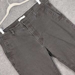 Signature by Levi Strauss Mens Straight Leg Pants Dark Gray 40x32